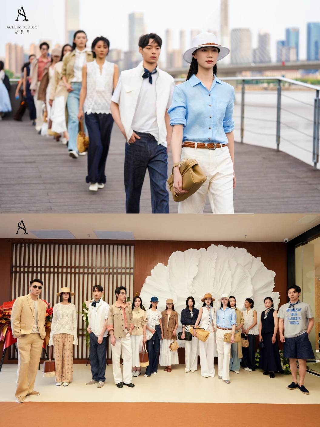 服饰展示与行进