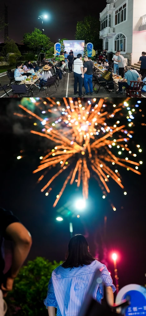 夜场与烟花